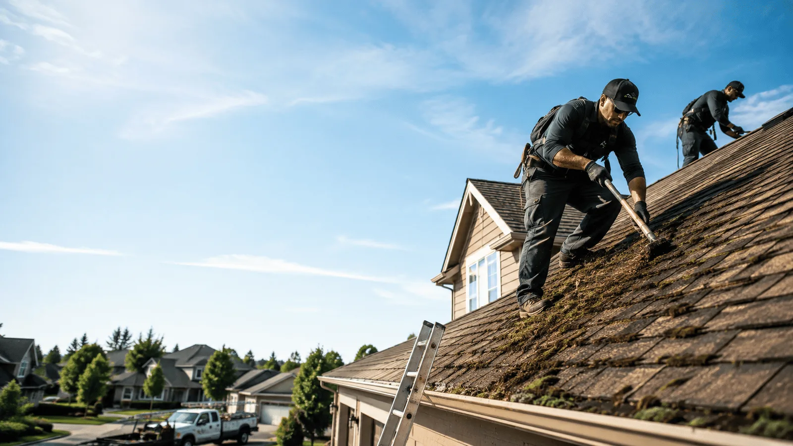 Roof Moss Removal in Fithian, IL near me